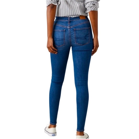 American Eagle Outfitters, Curvy Hi-Rise Jegging, Size 0 Long, Indigo - Picture 11 of 11